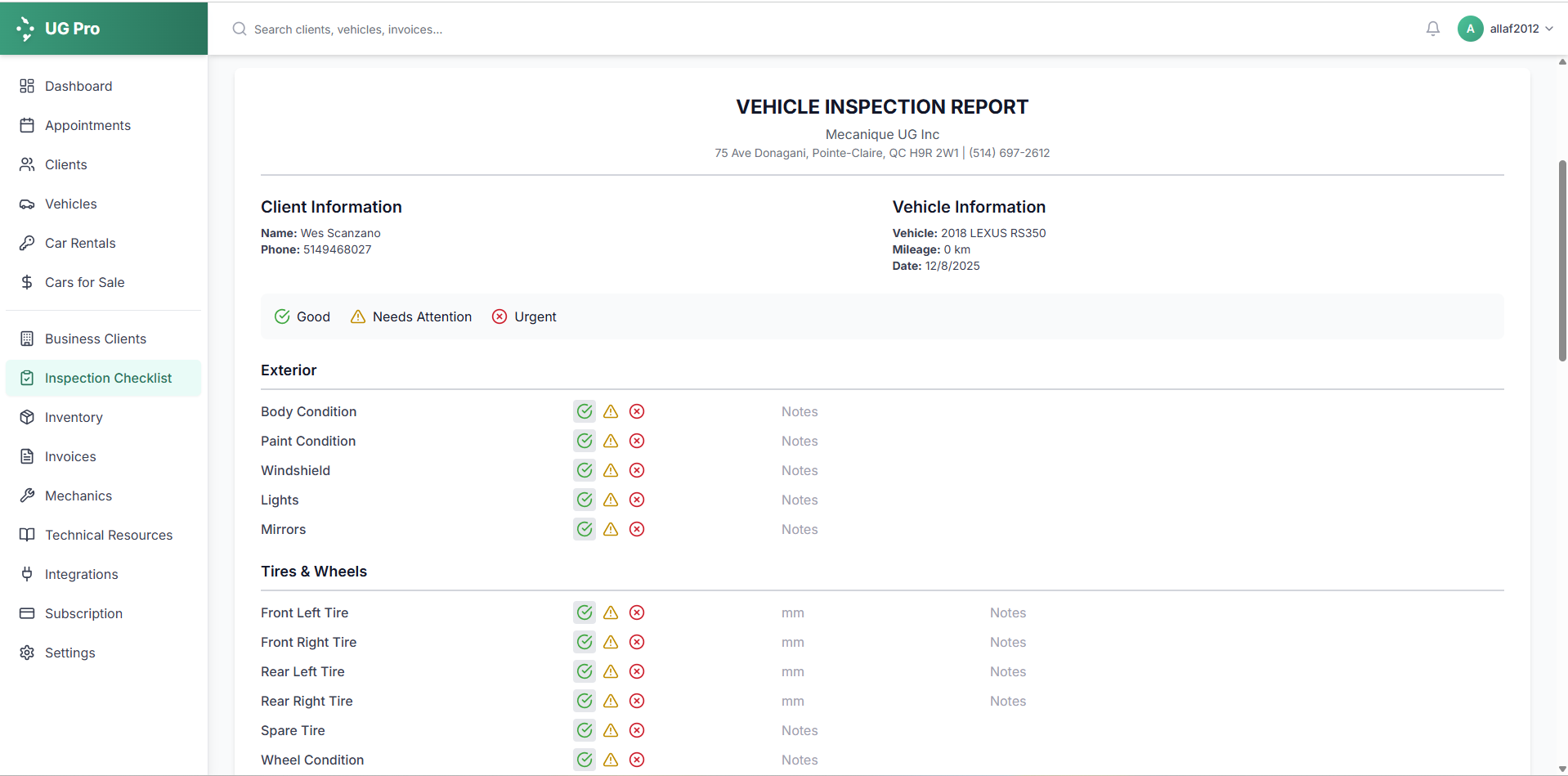 Professional Invoicing System