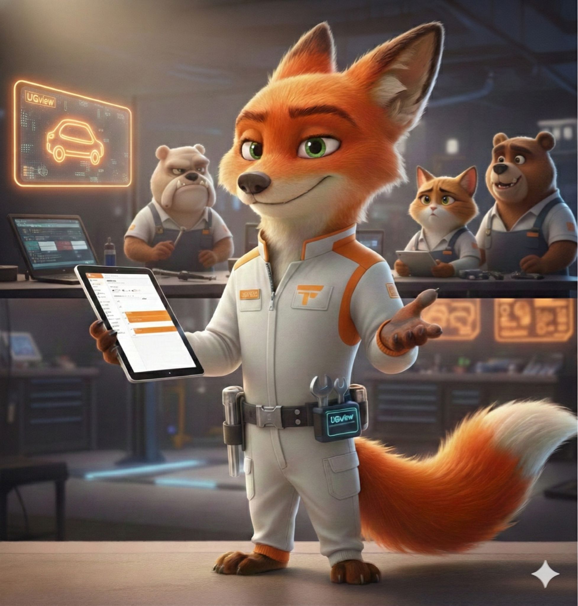 Fox showcasing UGView features